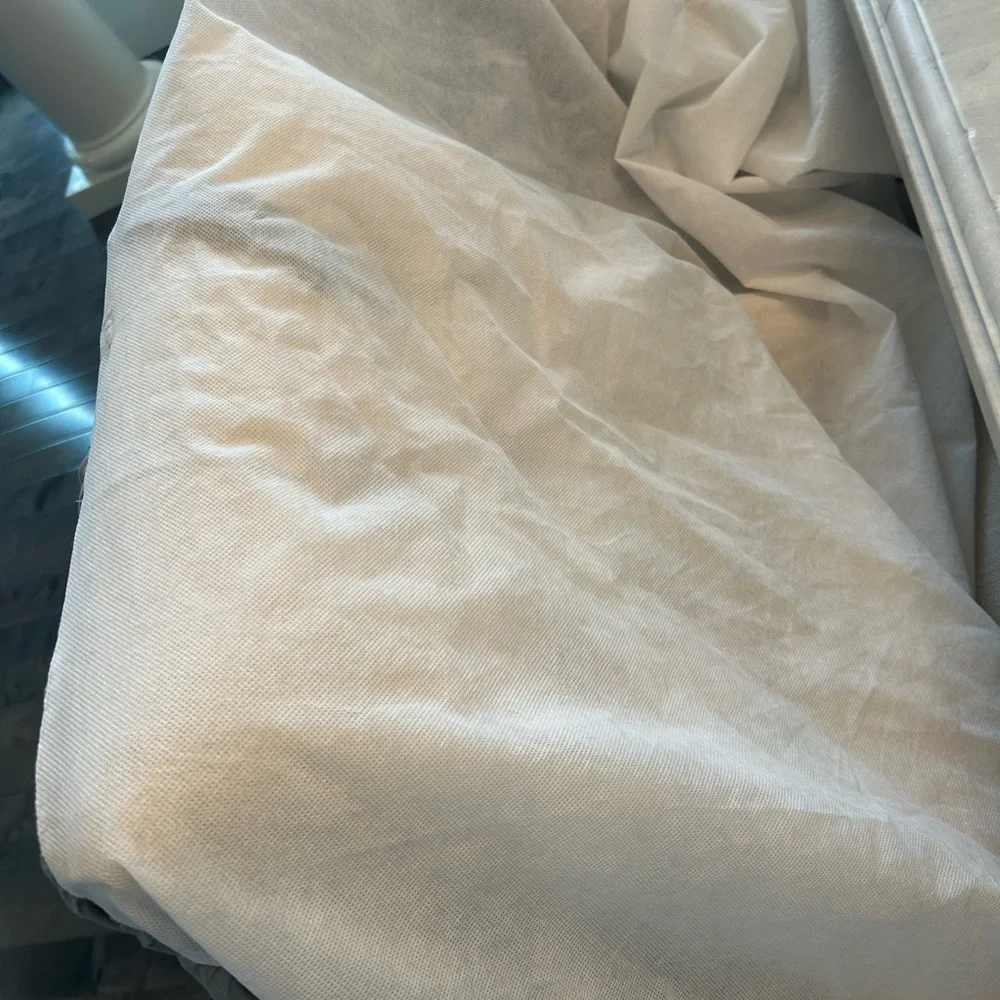 Dormify Gray Twin XL Bed Skirt for raised College Dorm Bed - Picture 5 of 6